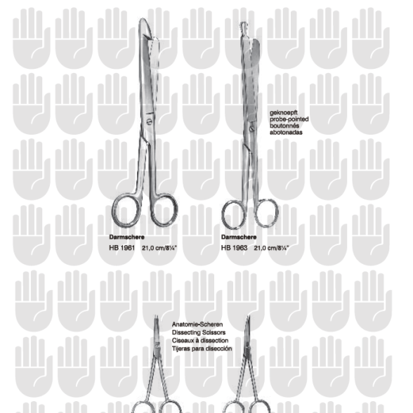 TIJERAS Enterotomos HEBU MEDICAL