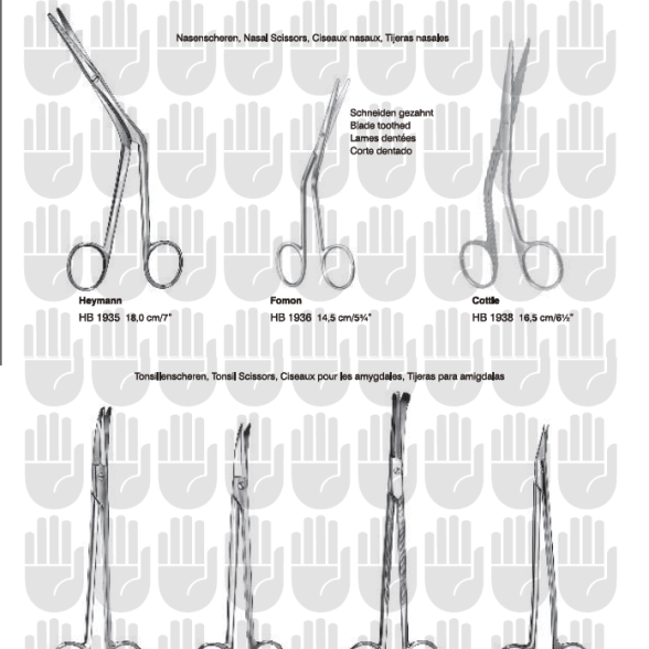 TIJERAS Nasales HEBU Medical