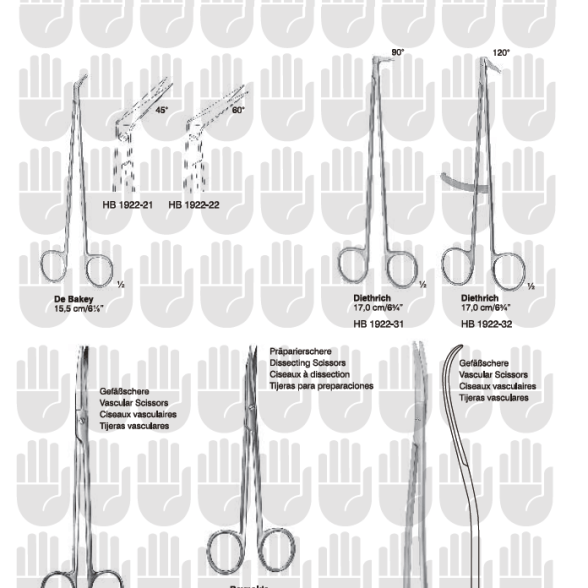 TIJERAS Vasculares HEBU MEDICAL