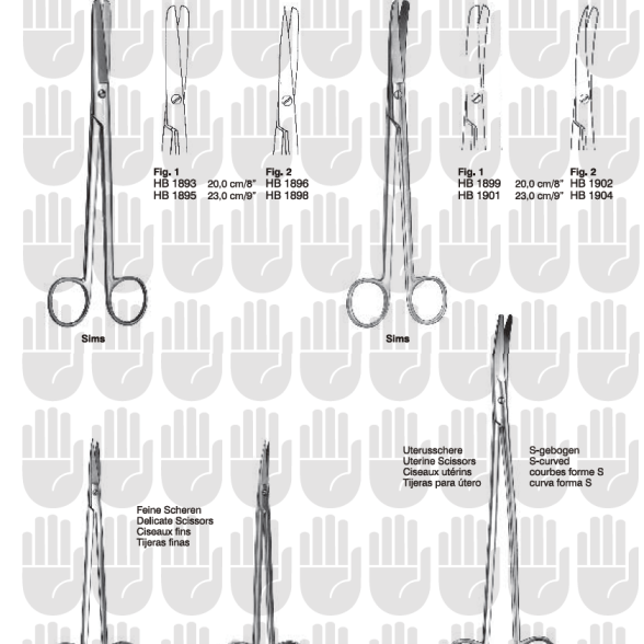 TIJERAS para ginecologia HEBU MEDICAL