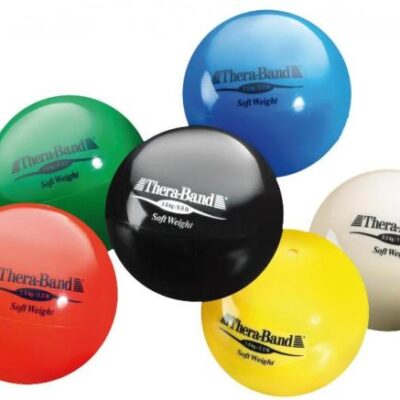 Pelota carga ligera 0.5kg theraband crema diam-11.5 cm Mod. DYTB25810