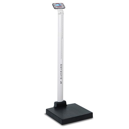 BASCULA DIGITAL CON ESTADIMETRO MECANICO 600 300 KG APEX DETECTO