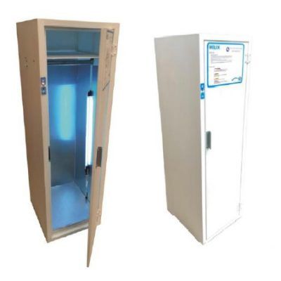 GABINETE LOCKER SANITIZANTE POR MEDIO DE LUZ UV UV-C HELIX