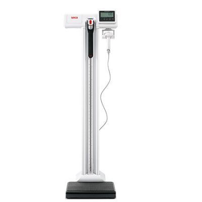 BASCULA DIGITAL DE COLUMNA CAPACIDAD 250 KG CONECTIVIDAD EMR CON ESTADIMETRO MECANICO 787 SECA