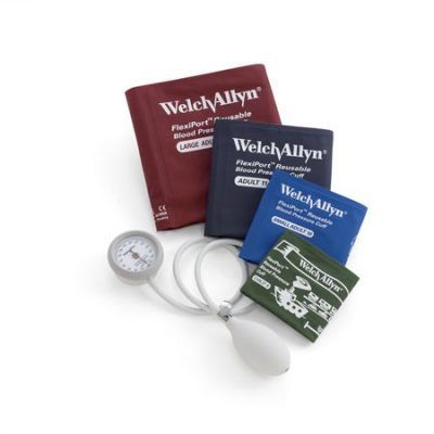 BAUMANOMETRO ANEROIDE CON 4 BRAZALETES DURASHOCK MULTICUFF DS44-MC WELCH ALLYN