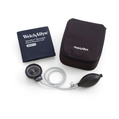 BAUMANOMETRO ANEROIDE DURASHOCK CLASICO INTEGRADO PLATINO DS48-11 WELCH ALLYN
