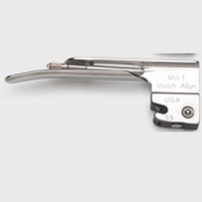 HOJA LARINGOSCOPIO RECTO MILLER 1 ESTANDAR 68041 WELCH ALLYN