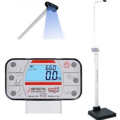 BASCULA DIGITAL DE APICE CON VARILLAS DE ALTURA CAPACIDAD 300 KG SONAR APEX-SH DETECTO