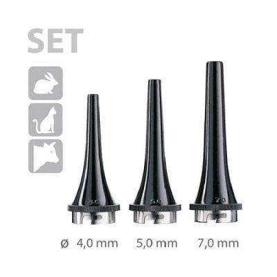 Especulos auriculares Veterinario reutilizables negro  01.72105.001 KaWe
