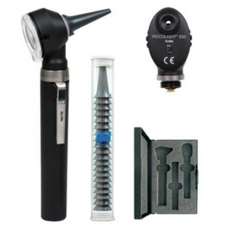 Set Piccolight C E55 2.5V Otoscopio y Oftalmoscopio Negro 02.31008.022 Kawe 1 Set PICCOLIGHT C E55 2.5V Otoscopio y Oftalmoscopio Negro 02.31008.022 KaWe
