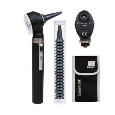 Set PICCOLIGHT C E50 2.5V Otoscopio y Oftalmoscopio Gris 02.31001.262 KaWe