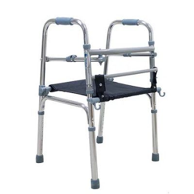 ANDADERA CON ASIENTO KY961L ALUMINIO CROMADO MEDICAL STORE