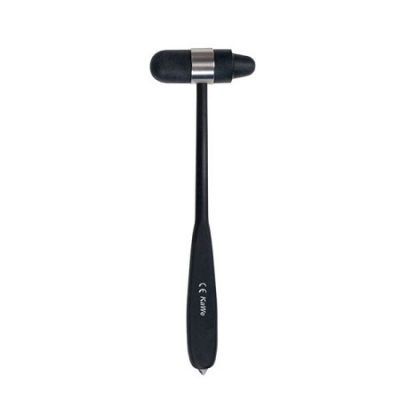MARTILLO DE REFLEJOS COLORFLEX GRANDE CON PUNTA DE PALPACION NEUROLOGICA NEGRO 07.15204.021 KAWE