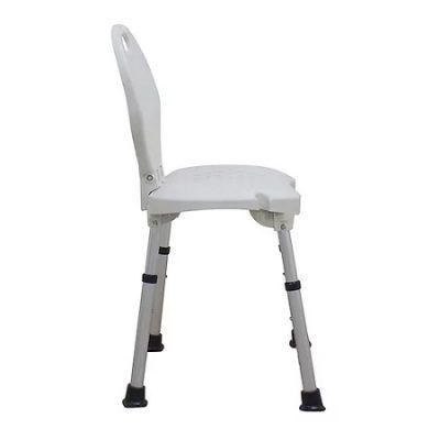 SILLA DUCHA PLASTICO BLANCO PLEGABLE AJUSTABLE 110 KG 798 MEDICAL STORE