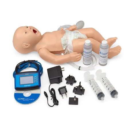 MANIQUI SIMULADOR NEONATAL AZUL GAUMARD PEDI CON TECNOLOGIA SMARTSKIN SB34989L NASCO
