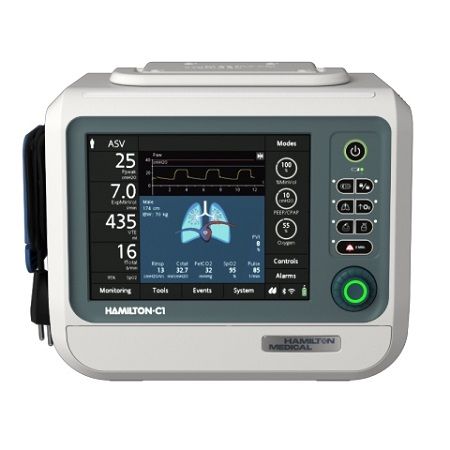 VENTILADOR PORTATIL ADULTO PEDIATRICO NEONATAL C1 HAMILTON MEDICAL