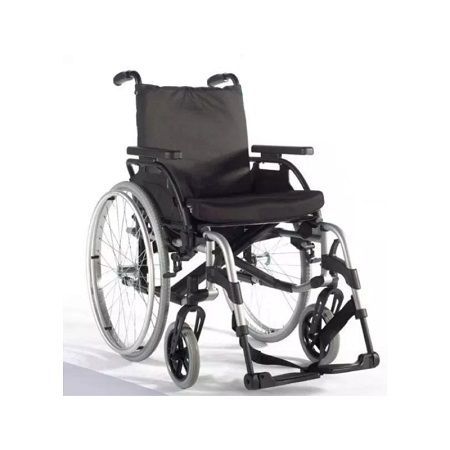 SILLA DE RUEDAS DE ALUMINIO 48 CM SOPORTA HASTA 125 KG SU074100-023 BASIX 2