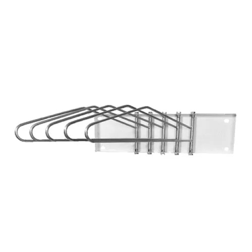 COLGADOR PARA MANDILES DE PARED 10 GANCHOS CROMADOS MC-CLMP10 MOEC