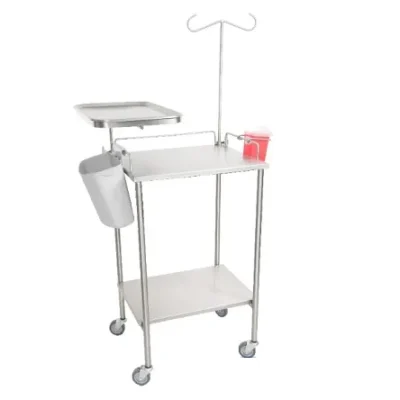 MESA PASTEUR INTEGRA CUBIERTA DE INOXIDABLE 304 Y ESRUCTURA CROMADA INCLUYE ACCESORIOS MC-MSPIC MOEC