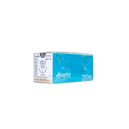 Catgut Cromico 0 75cm 1/2 Ahus. 37mm Gruesa AMT-G3711-75 ATRAMAT