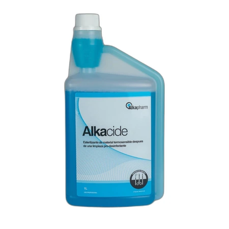 Frasco de un litro con dosificador AKM-ALKE145 ALKAPHARM