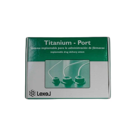 Puerto implantable de Titanio de 5.5 FR Pediatrico y Neonatal LXL-PIP55FR LEXEL