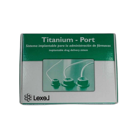 Puerto implantable de Titanio de 9 FR LXL-PI9FR LEXEL