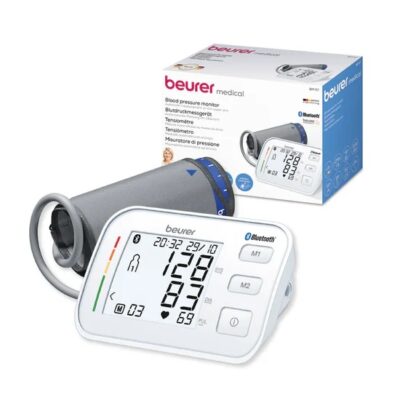 Baumanometro Digital de Brazo, Monitor de Presion Arterial con Bluetooth BRR-BM57 Beurer