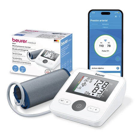 Baumanómetro Digital de Brazo con Detección de Arritmia BRR-BM27 Beurer