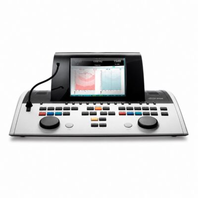 Audiómetro clínico de dos canales vía aérea y ósea con audiometría verbal AC40B Híbrido Interacoustics